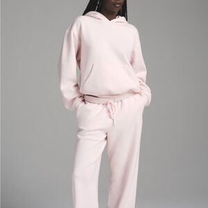 Cozy Pink Hoodie and Sweatpants Set